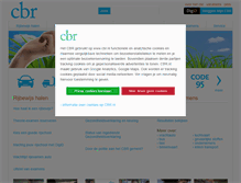 Tablet Screenshot of cbr.nl